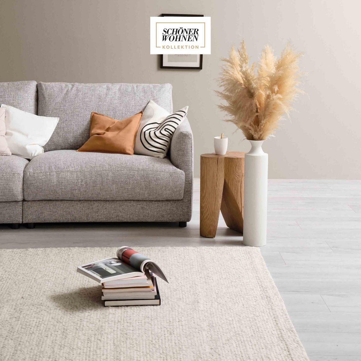 WOLLTEPPICH ENISA - Creme, Textil (140/200cm) - Schöner Wohnen