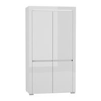 SCHRANK 2 Türen Kasla Weiß - Weiß, Holzwerkstoff (106/195/56cm) - Petits-meubles