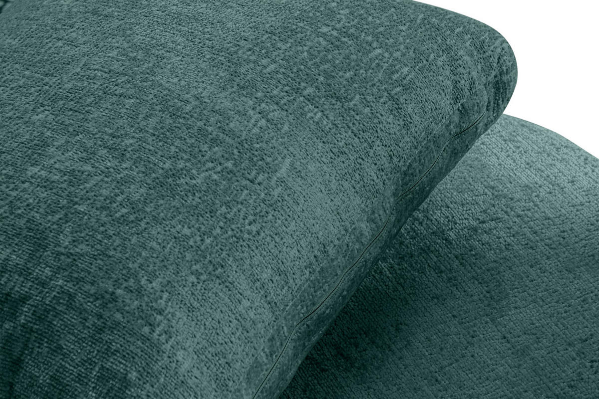 DREHSESSEL RAGGI 360° Drehfunktion mit inklusive dekorativem Kissen, Marineblau - Blau/Grün, Textil (92/75/94cm) - KONSIMO®