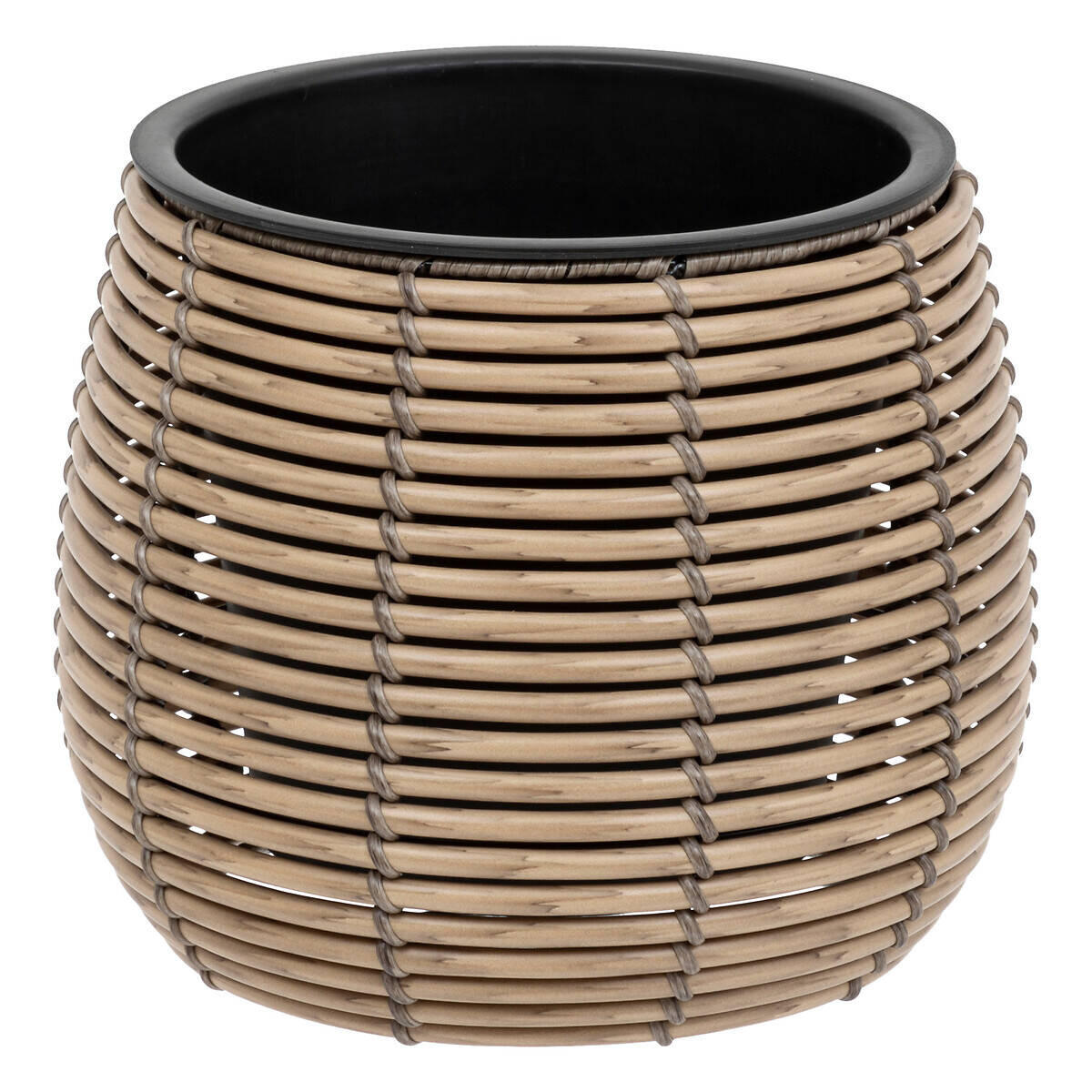 BLUMENTÖPFE 3er-Set - Braun, Kunststoff (36cm) - Atmosphera Createur d´interieur