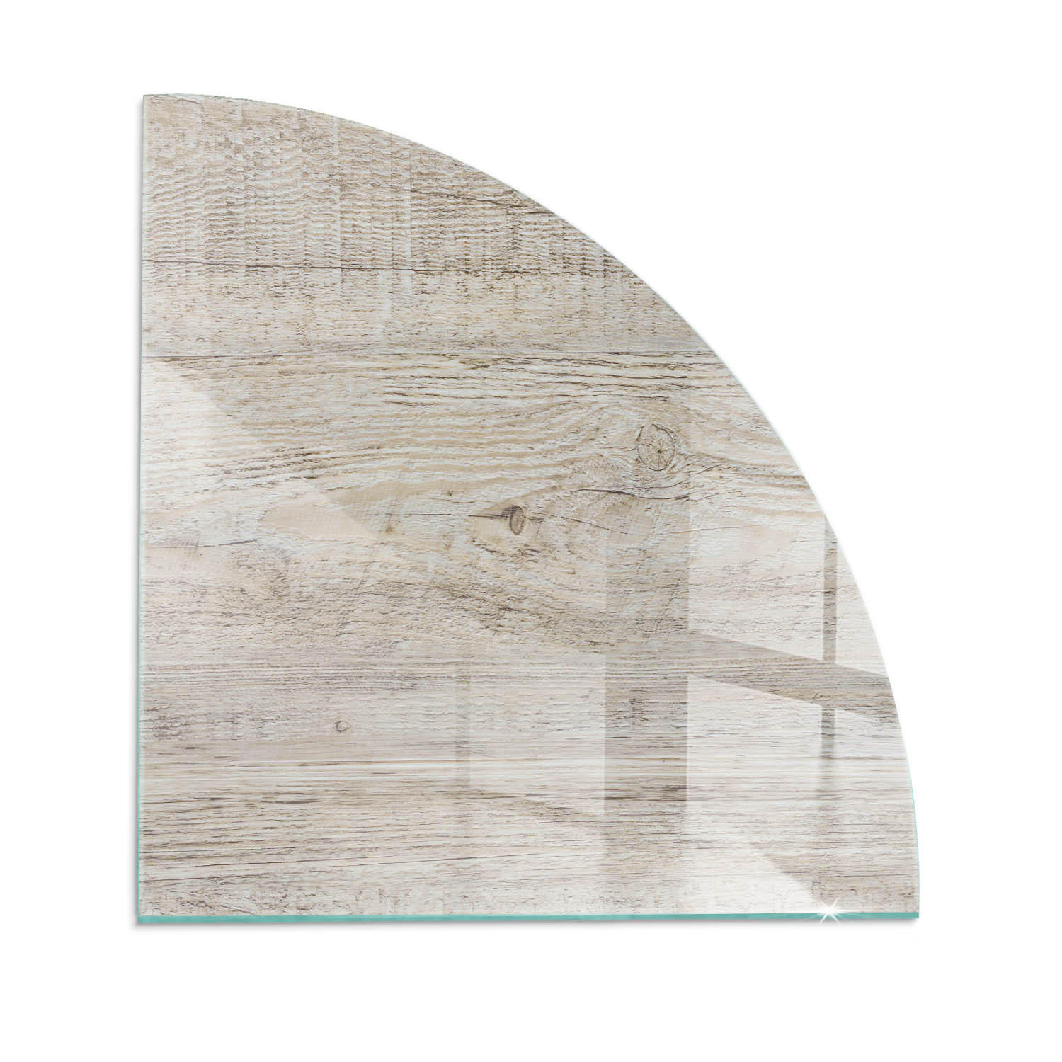 ArtPrintCave Glasplatte Beige 100x100x0.4 cm