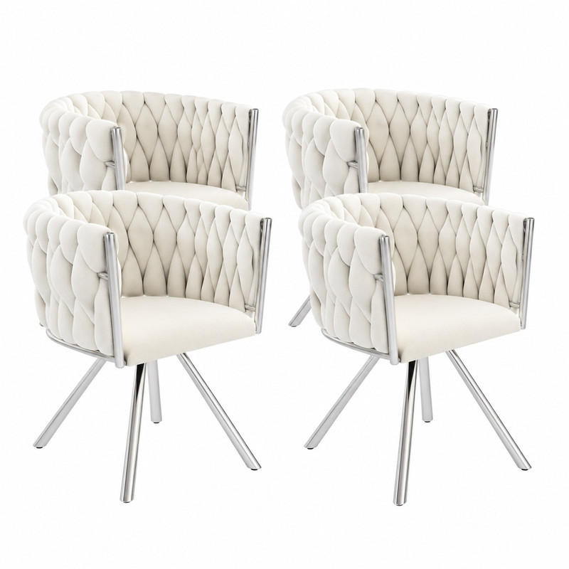 Meubliv Esszimmerstuhl Beige 54x72x59.2 cm