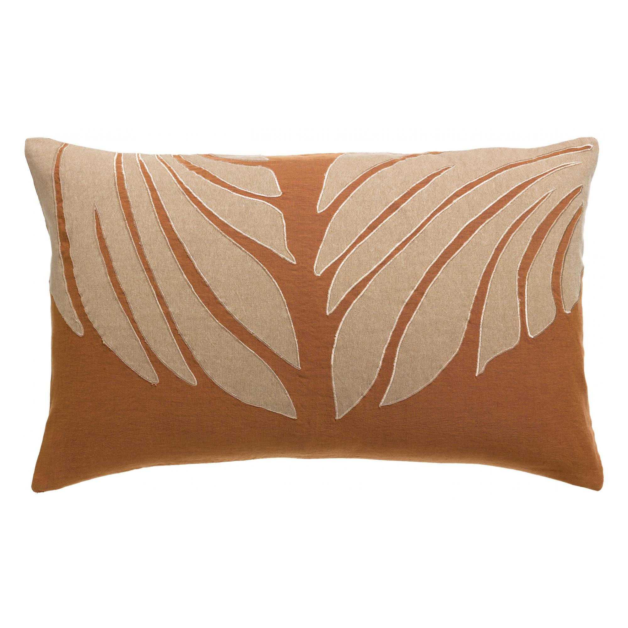 KISSEN Nilos mokka 40 x 65 cm - Braun, Textil (40/65cm) - Vivaraise