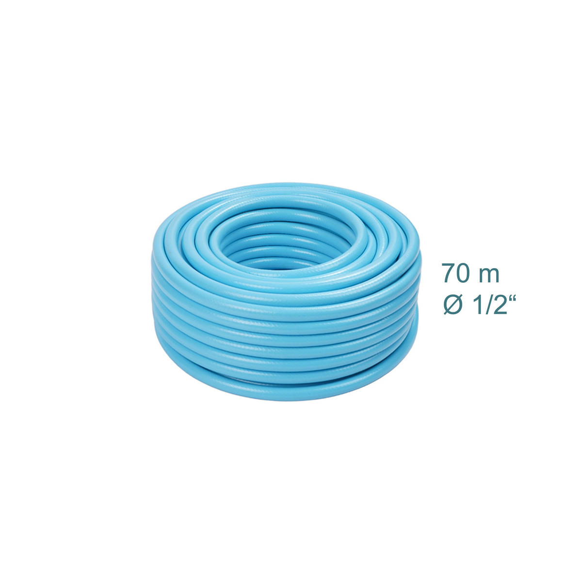 GARTENSCHLAUCH - Hellblau, Kunststoff (7000cm) - Relaxdays