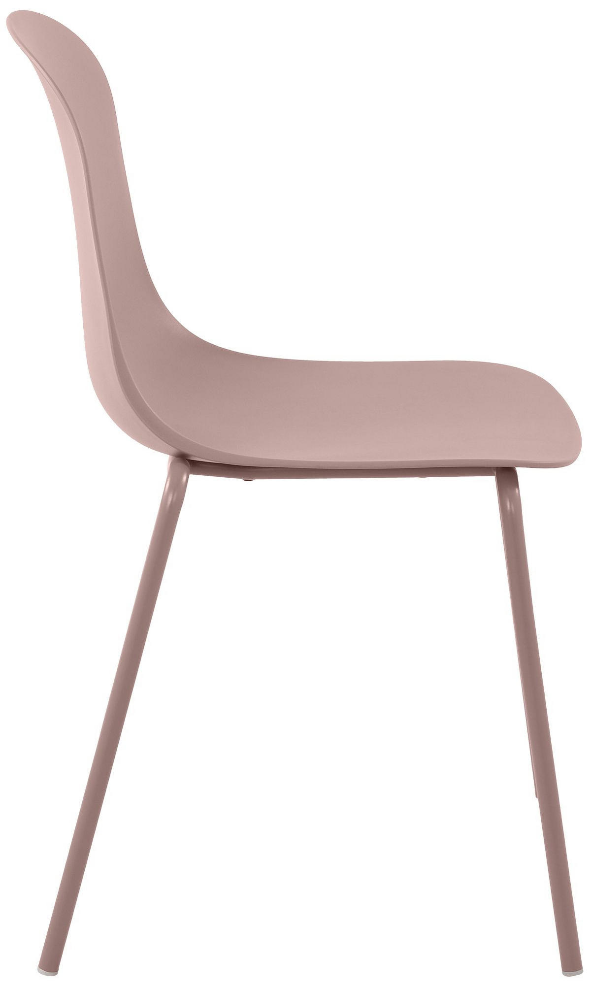 STAPELSTUHL 2 Kunststoff Pink - Pink, Kunststoff/Metall (51/85/55cm) - CLP