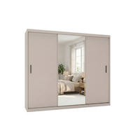 SCHWEBETÜRENSCHRANK Mirano Kaschmir 250 cm - Kaschmir, Holzwerkstoff (250/215/60cm) - Ravio