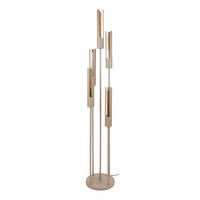 STEHLEUCHTE Tube Beige 30/30/175 cm - Beige, Metall (30/30/175cm) - Hoyz Collection
