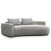 2,5-SITZER SOFA - Hellgrau, Textil (217/82/156cm) - home24