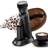 KAFFEEMÜHLE Elektrische Kaffeemühle neigbar 36 Mahlgrade Anti-Statik - Schwarz, Metall (103/310/187cm) - BEXEVUE