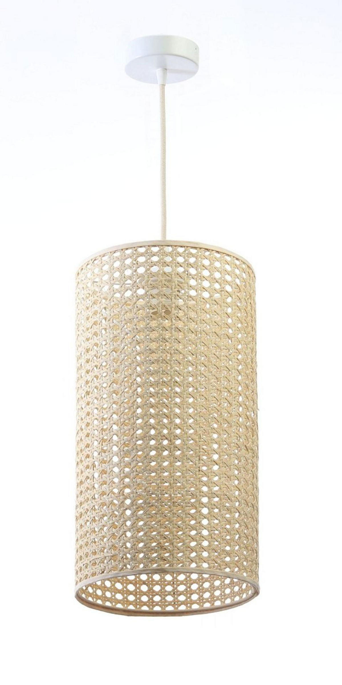 HÄNGELEUCHTE Beige 25/42 cm - Beige, Kunststoff (25/1/42cm) - ONZENO