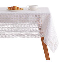 TISCHDECKE Folkelips - Weiß, Textil (180/130/1cm) - home&you