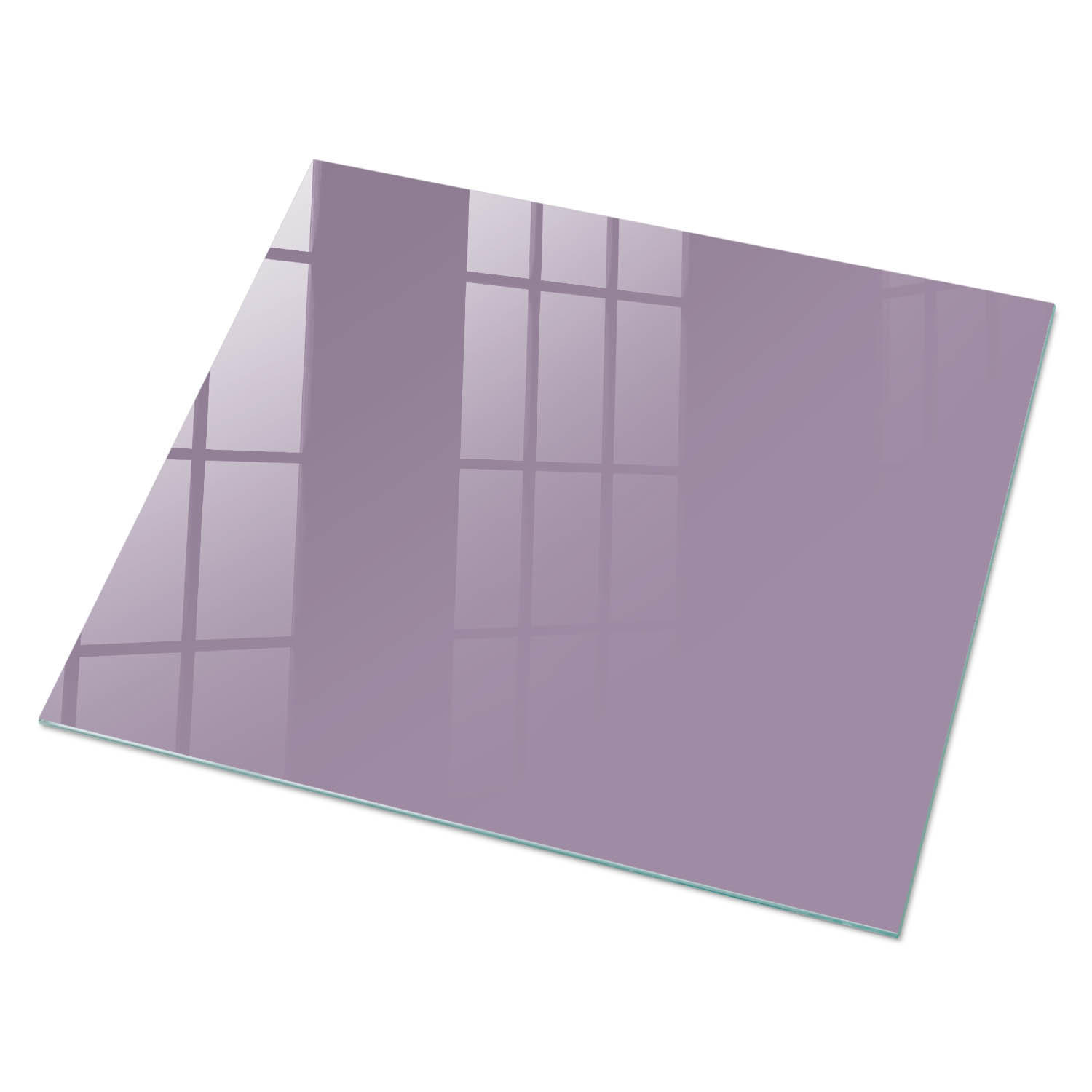 GLASPLATTE 80x60 cm – Fliederviolett - Grün, Glas (0.4/80/60cm) - ArtPrintCave