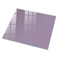 GLASPLATTE 80x60 cm – Fliederviolett - Grün, Glas (0.4/80/60cm) - ArtPrintCave