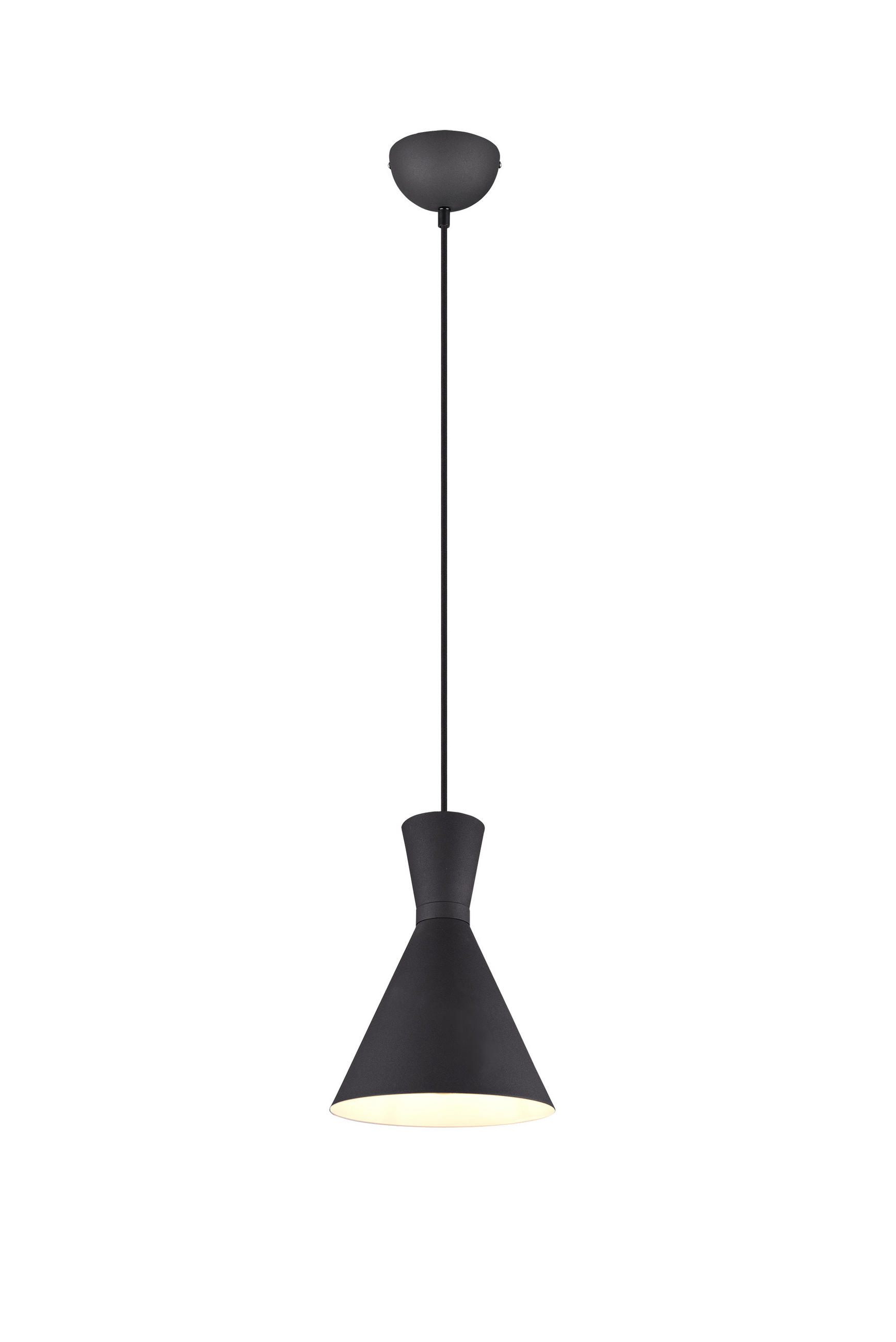 Trio Leuchten Hängelampe Schwarz 20x150x20 cm
