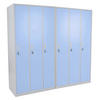 SCHLIESSFACH Blau - Blau, Metall (180/180/50cm) - MCW