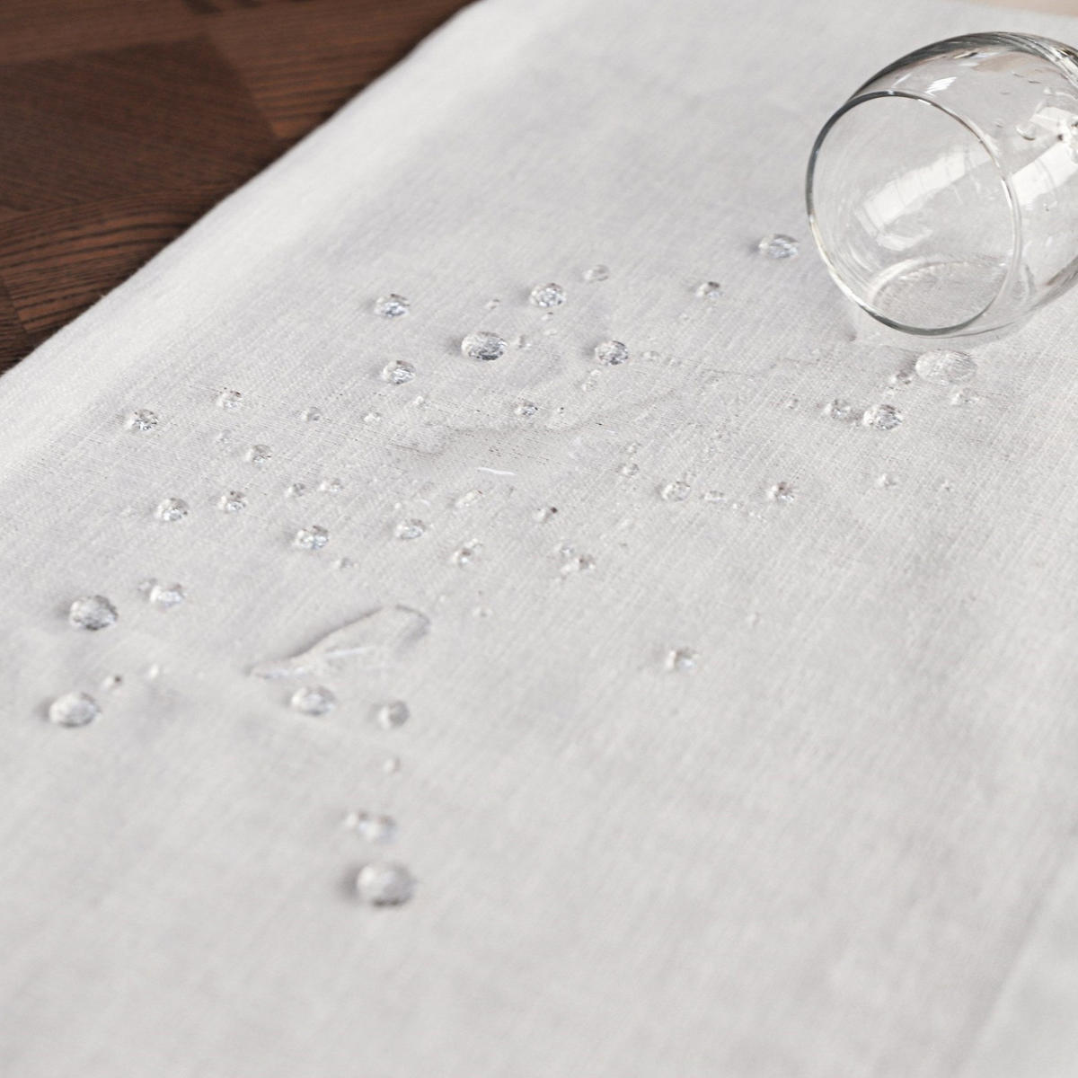 TISCHLÄUFER Weiß 30×140cm Leinenoptik, wasserabweisend & waschbar, elegante Tischdeko für Esstisch - Weiß, Textil (30/140cm) - SHOPENTRA