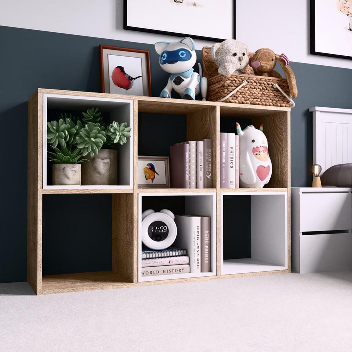 STANDREGAL Malax Sonoma-Eiche 110 cm - Beige, Holzwerkstoff (110/75/30cm) - Selsey