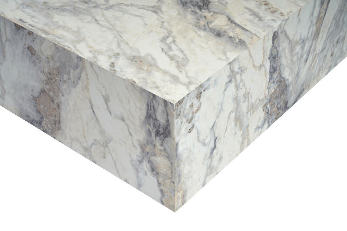 COUCHTISCH prizma Grau - Grau, Holz (90/90/35cm) - Habitat Garten