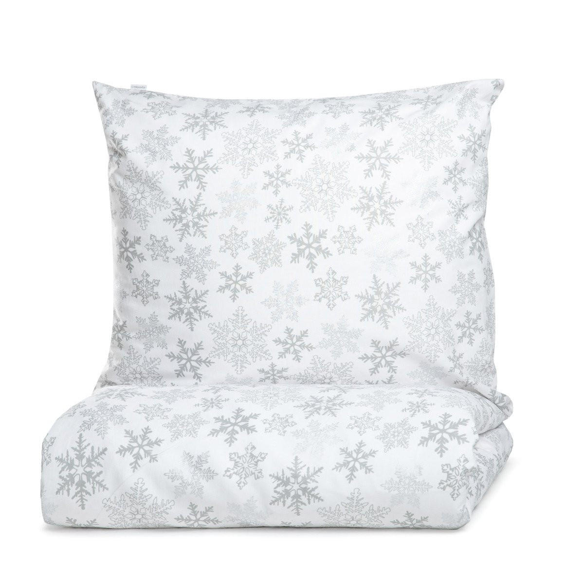 BETTWÄSCHE Lugn Baumwolle 220/200 cm - Weiß, Textil (220/200cm) - Homla