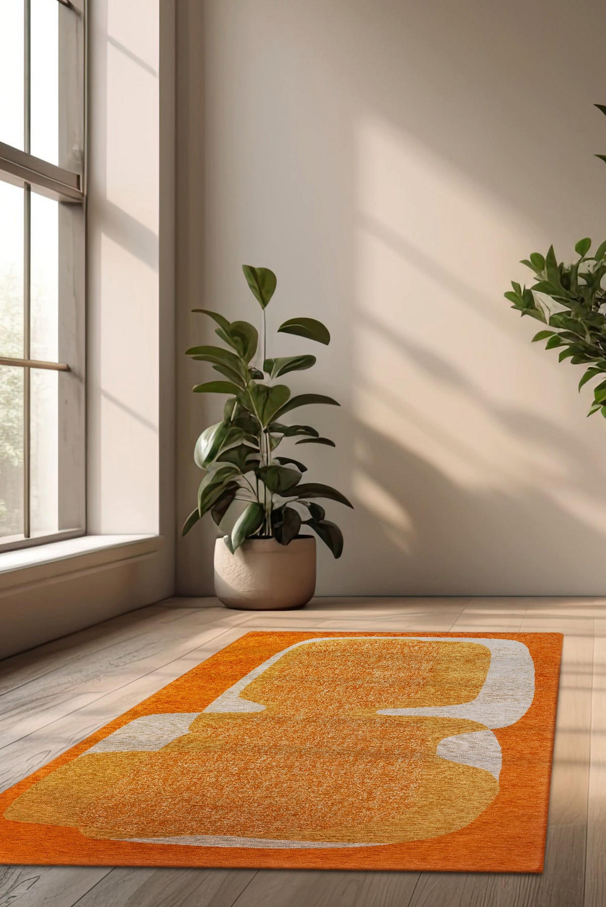 TEPPICH modern Flachgewebe TOUC TOUC Orange 240 x 340 cm - Orange, Textil (240/340cm) - Novatrend