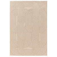 WOLLTEPPICH Nuria Beige 160x230 cm - Beige, Textil (160/230cm) - benuta Pure