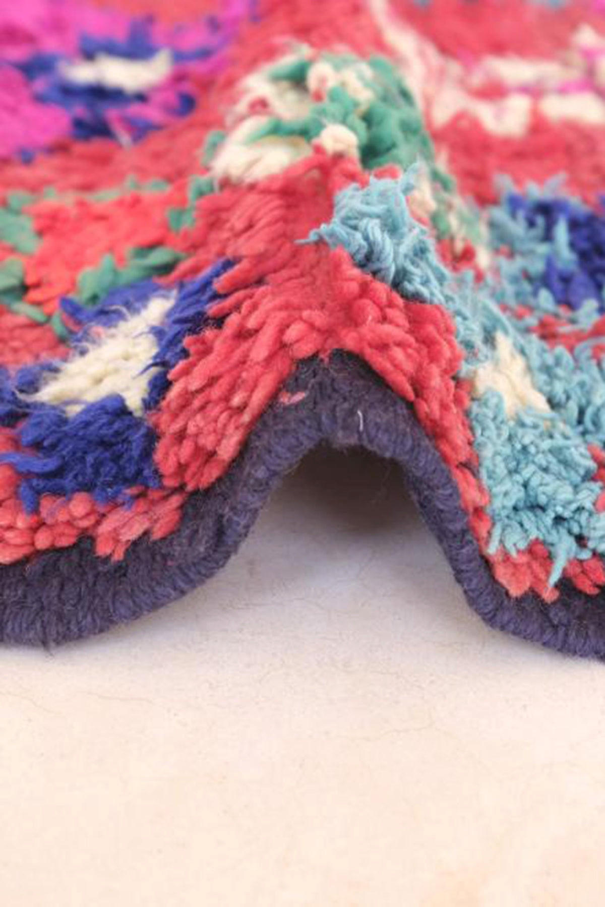 BERBERTEPPICH aus reiner Wolle 84x 484 cm - Rot, Naturmaterialien (84/484cm) - AFK Living