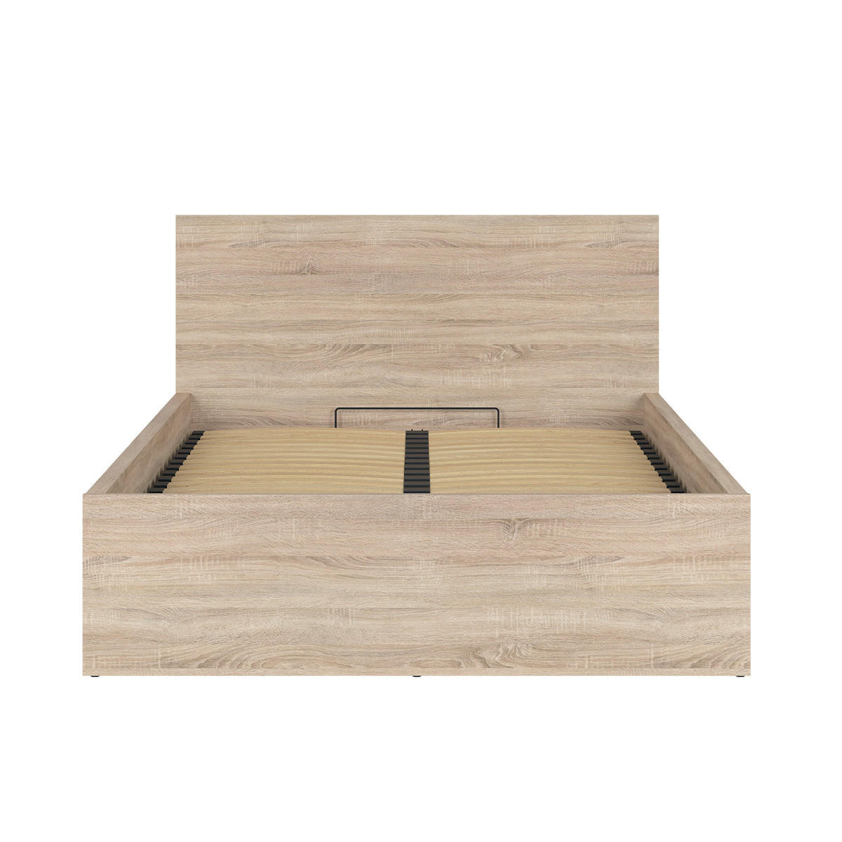 BOXSPRING POSTELJA 140/200 Edwin Svetli les - rjava, leseni material (140/200cm) - Petits-meubles