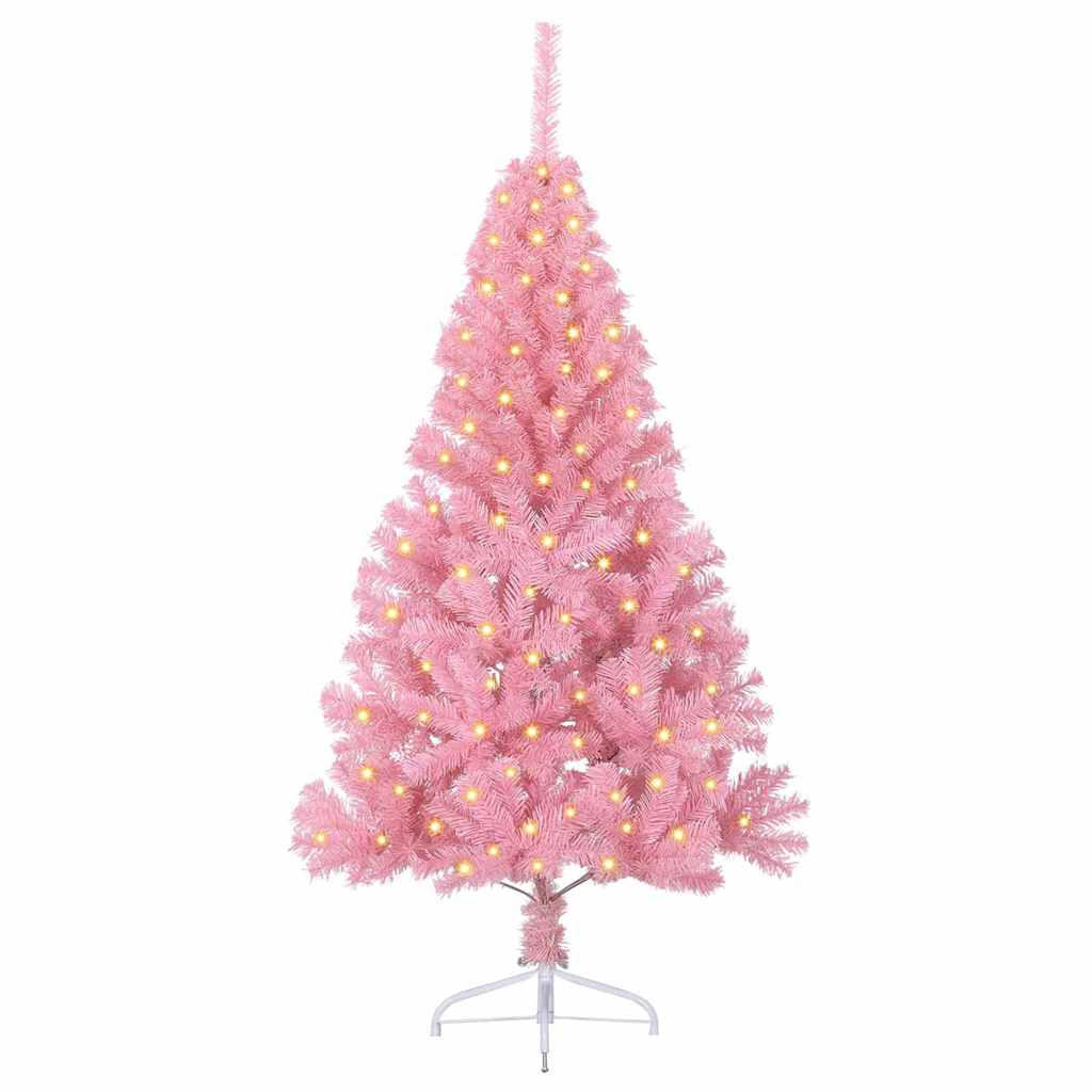 vidaXL Weihnachtsbaum Rosa 120 cm