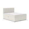 BOXBETT VINCENT 140/200 in Boucle Creme H4 - Creme, Holz/Holzwerkstoff (140/200cm) - Deine Möbel 24