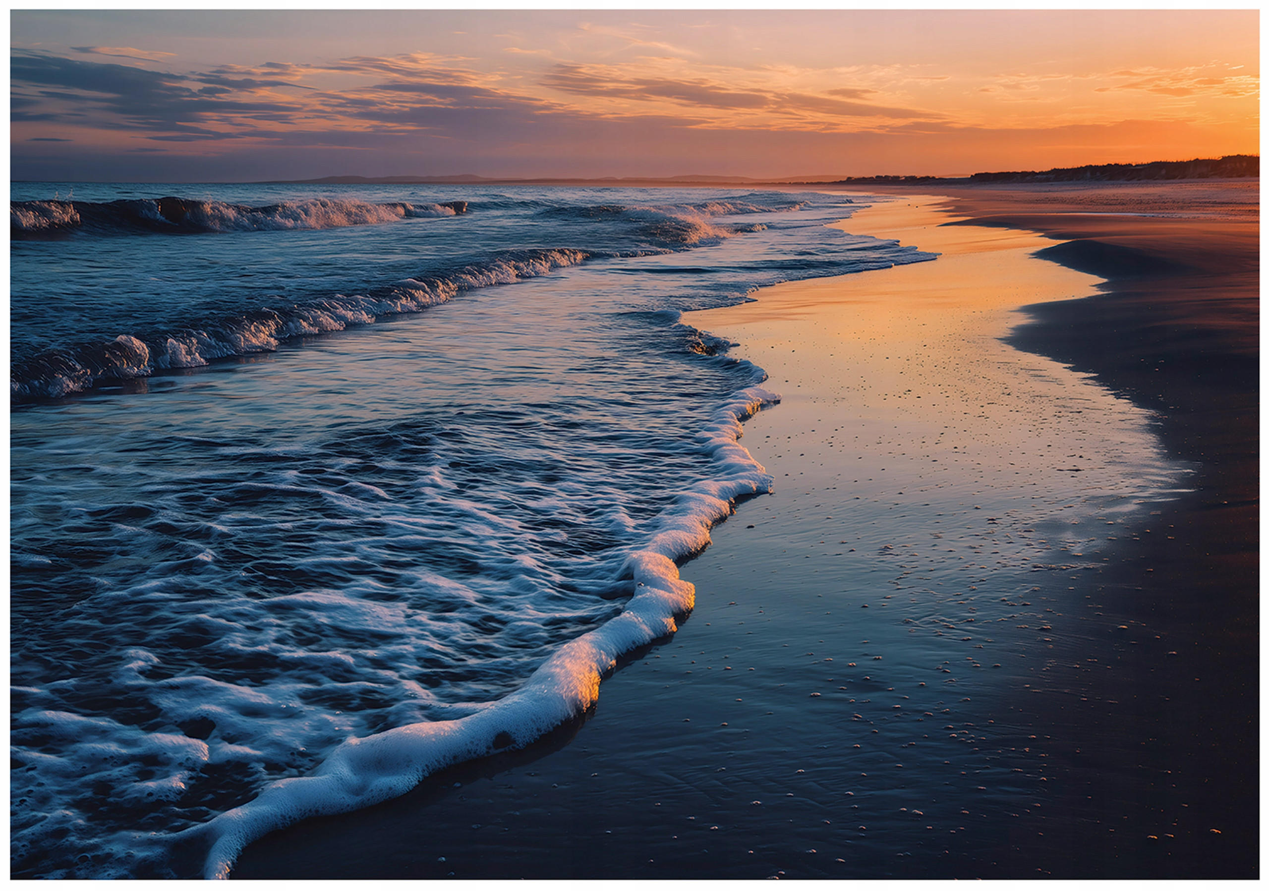 FOTOTAPETE Strand Meer Blau 250x175 cm - Multicolor, Papier (250/175cm) - Wallarena