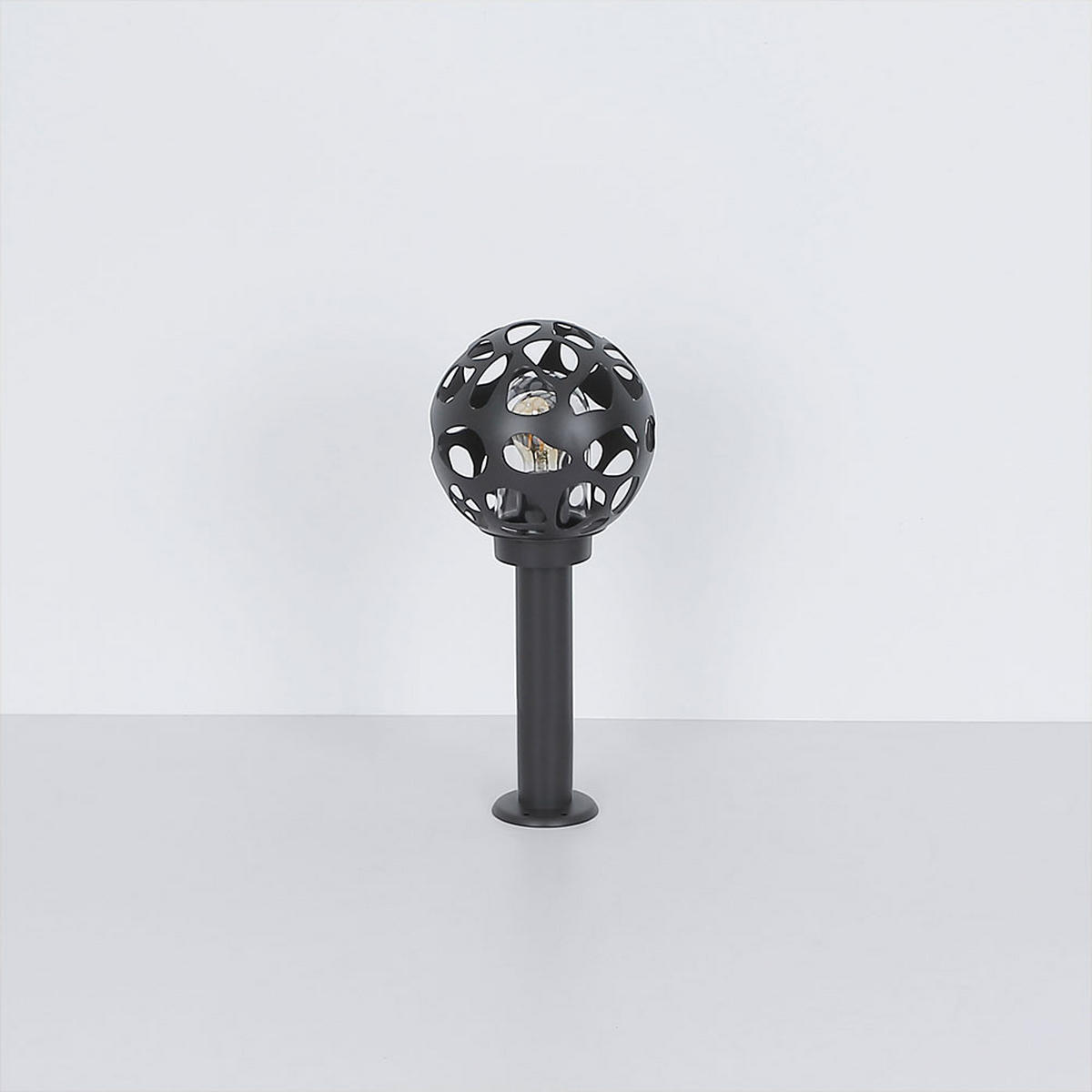 LED WEGELEUCHTE HILARIO Aluminium Anthrazit - Anthrazit, Metall (20/20/45cm) - Globo Lighting