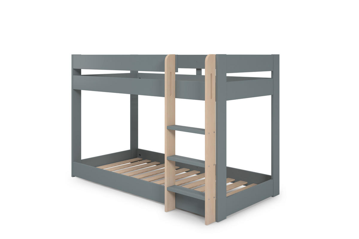 ETAGENBETTEN 90x190 cm 107,4/197/131,5 cm - Grün, Holz (90/190cm) - Calicosy