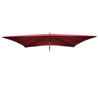 ERSATZ-BEZUG FÜR SCHIRM I Bordeaux - Bordeaux, Textil (290/190cm) - MCW