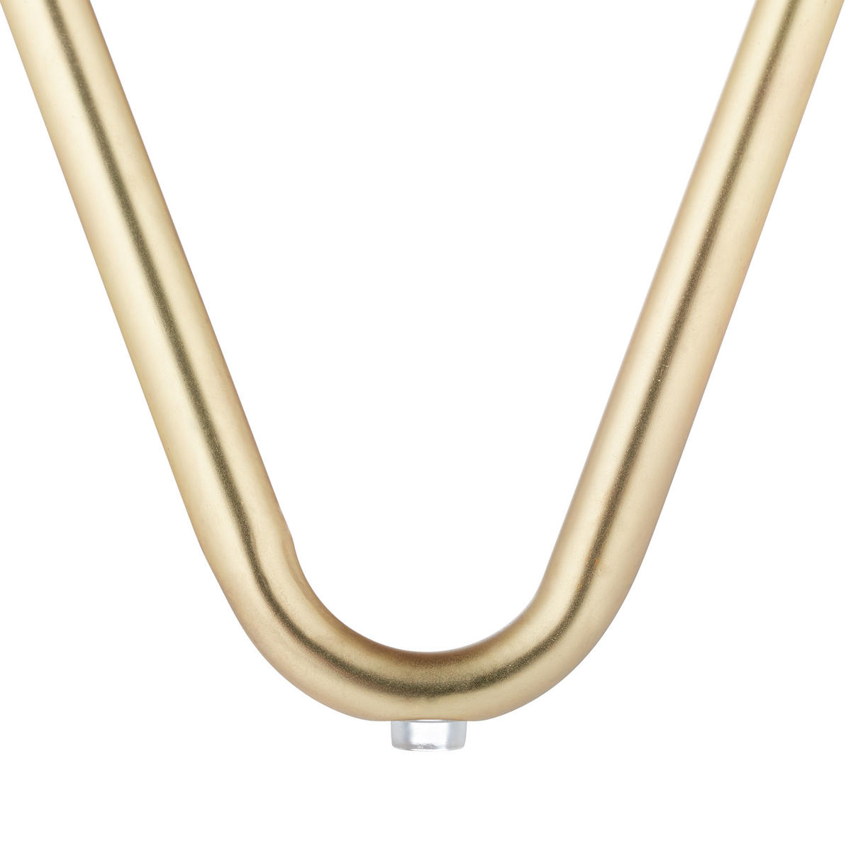 BEISTELLTISCH - Goldfarben, Glas/Metall (42/42/46cm) - Relaxdays