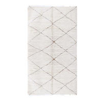 BERBERTEPPICH aus reiner Wolle 166x 310 cm - Beige, Naturmaterialien (166/310cm) - AFK Living