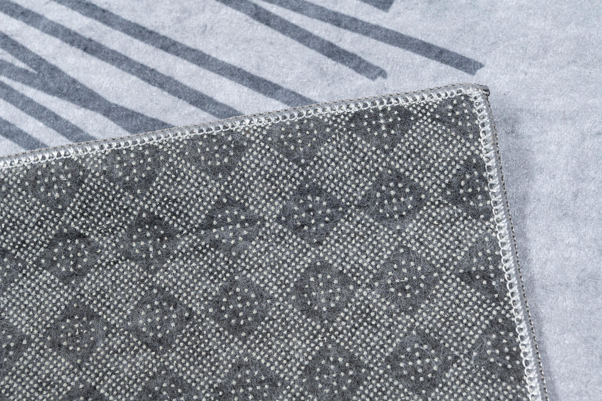 TEPPICH EMMA Grau 80/150 cm - Grau, Kunststoff (80/150cm) - Tapiso