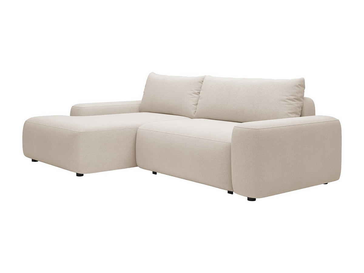 SCHLAFSOFA - 4 Personen - Stoff - Beige - Beige, Textil (264/87/162cm) - Vente-Unique