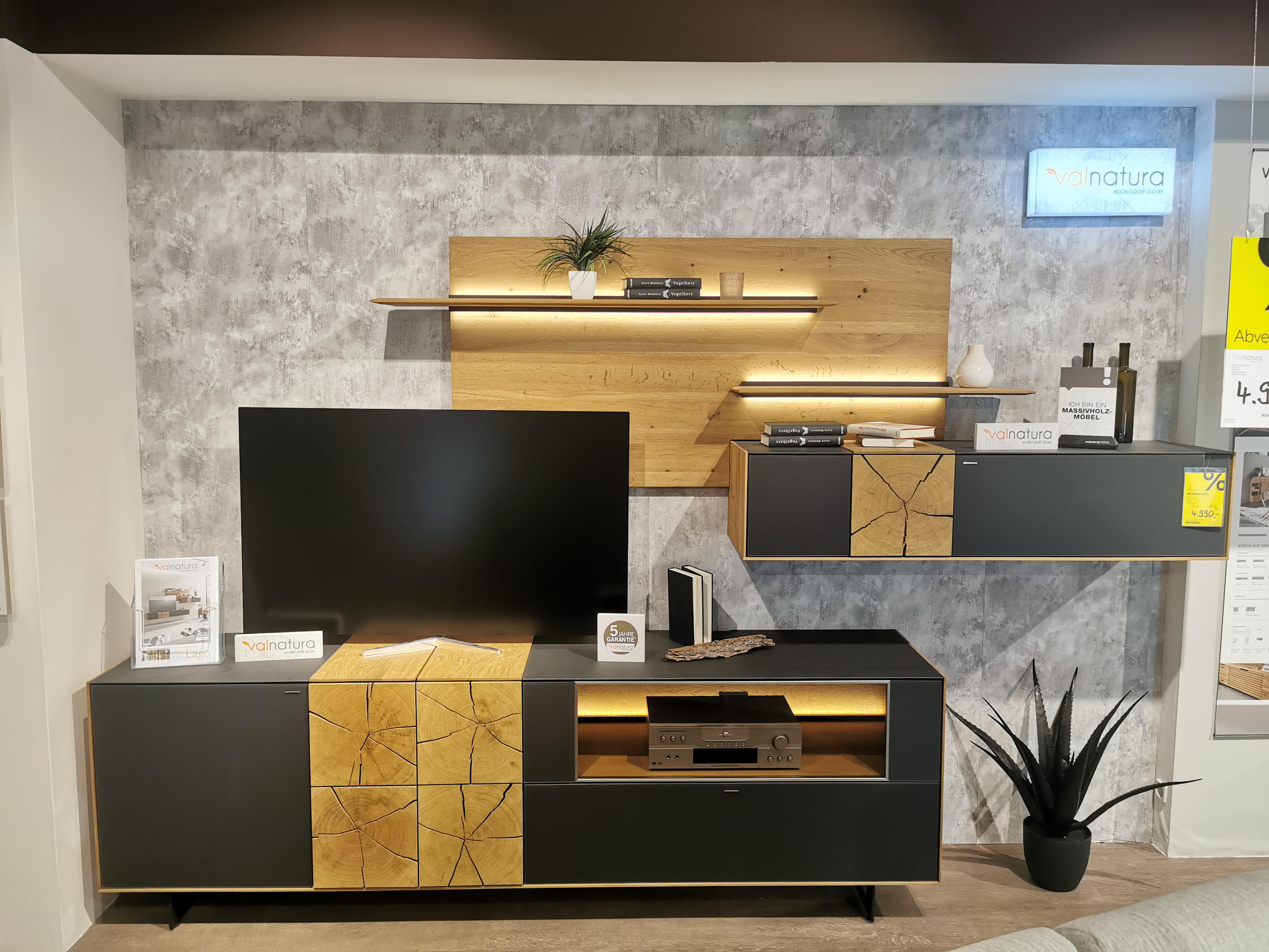 Wohnwand Lago - Valnatura