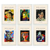 POSTER Set Mit 6 Illustrationen Von Pablo Picasso Dunkel A3 Weißer Rahmen - Weiß, Papier (29/3cm) - Nacnic