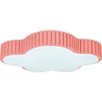 LED-KINDER-DECKENLEUCHTE Wolke Rosa 26 x 36 x 7 cm - Rosa, Kunststoff (26/36/7cm) - Northpoint
