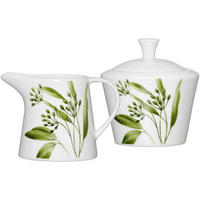 MILCH- & ZUCKER-SET Evora weiß-grün 2er Set - Weiß/Grün, Keramik (1/19cm) - Ritzenhoff Breker