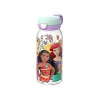 TRINKFLASCHE MIT KLAPPDECKEL Campus Princess Power 600 ml - Violett/Mintgrün, Kunststoff (0.6L) - Mepal