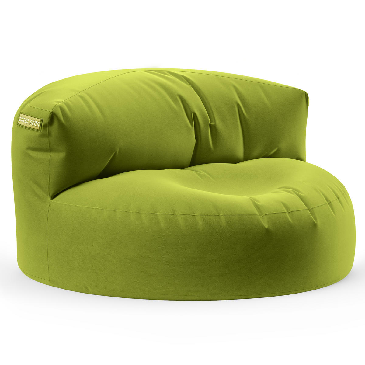 INDOOR OUTDOOR SITZSACK Lounge Sofa - Grün, Textil (90/50/50cm) - Green Bean