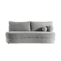 SOFA Rocket Hellgrau, mit Schlaffunktion - Hellgrau, Holzwerkstoff/Textil (211/93/108cm) - Bettso