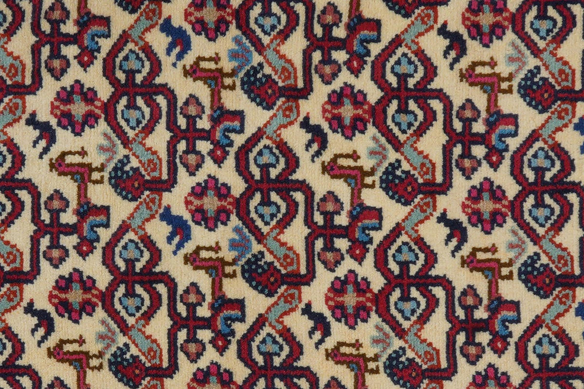 LÄUFER Orient handgeknüpft Assadabad Beige 192/71 cm Schurwolle - Beige, Textil (71/192cm) - Looma