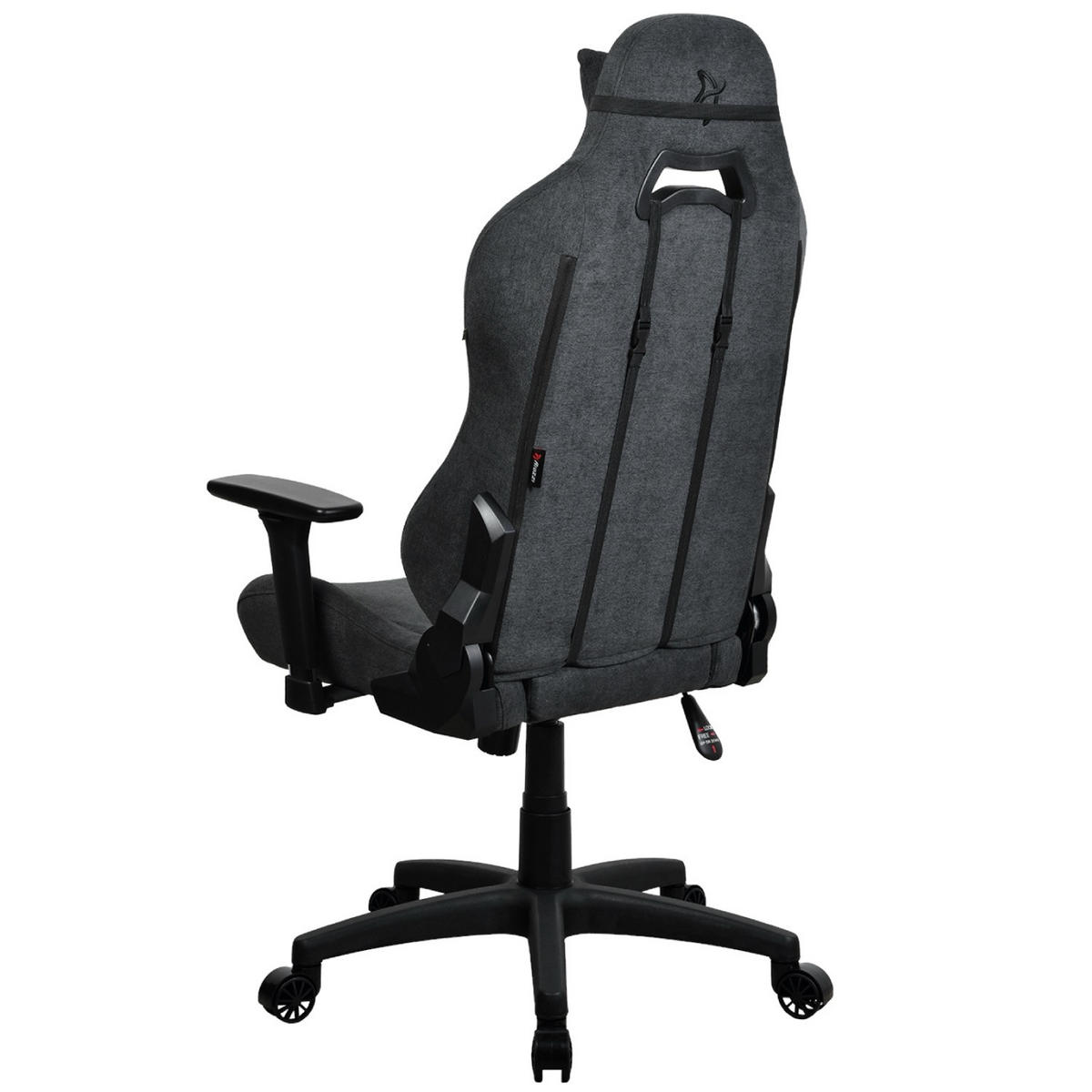 GAMINGSTUHL Torretta SoftFabric™ Dunkelgrau - Dunkelgrau/Schwarz, Kunststoff/Textil (70/135/50cm) - Arozzi