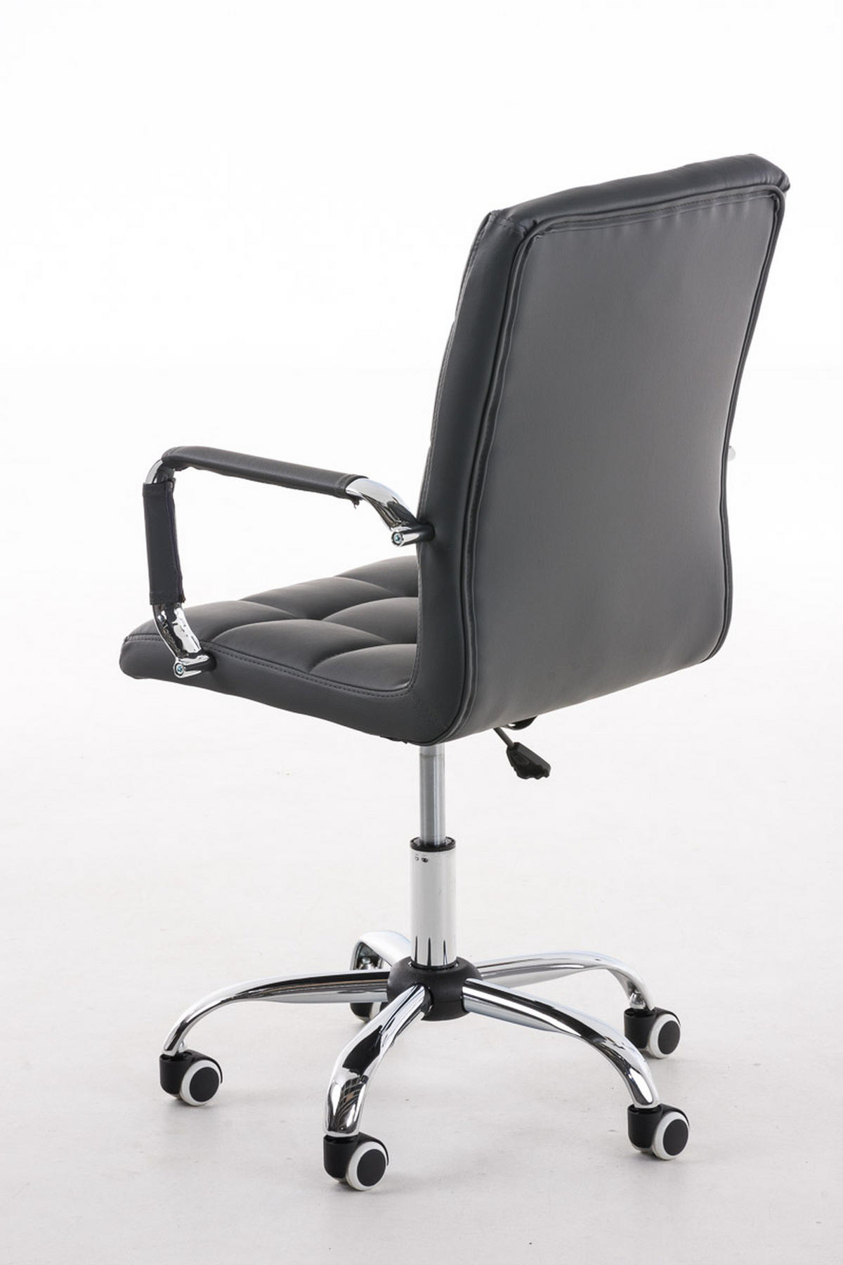 BÜROSTUHL Deal V2, Kunstleder Grau - Grau, Textil/Metall (54/101/59cm) - TPFLiving