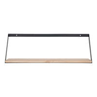 REGAL Basel Stahl, Kiefernholz Natur - Naturfarben, Holz (55/14/18cm) - tinkaro