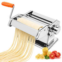 NUDELMASCHINE Edelstahl 9-Stufen Spaghetti Lasagne - Silberfarben, Metall (13/13.5/20cm) - Bextcok