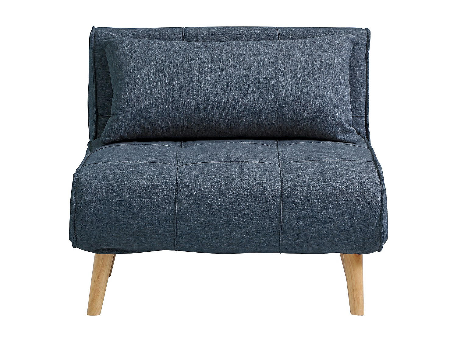 SCHLAFSESSEL - 1 Person - stoff - blau Chila - Blau, Textil (90/83/82cm) - Vente-Unique